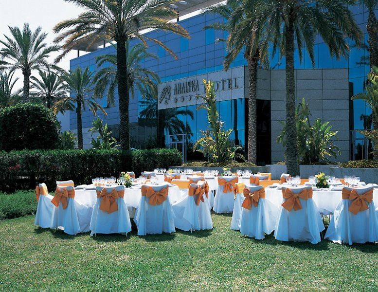 Jardines De Amaltea 호텔 로르카 레스토랑 사진
